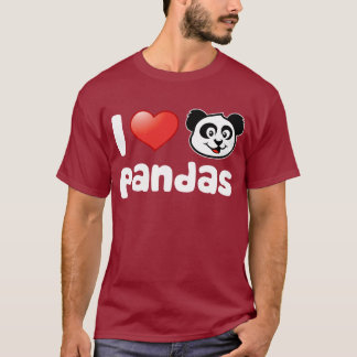 I Love Pandas T-Shirt