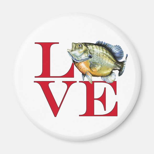 I Love Panfish Magnet (Front)