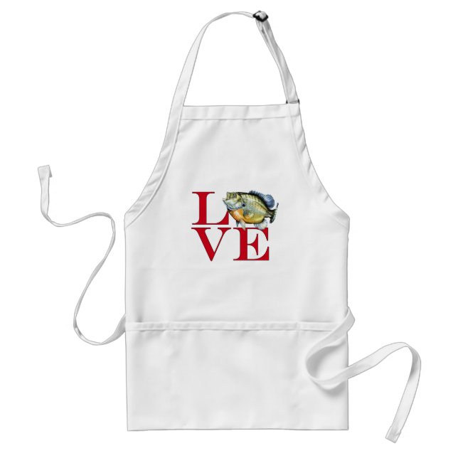 I Love Panfish Standard Apron (Front)