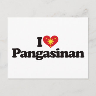 I Love Pangasinan Postcard