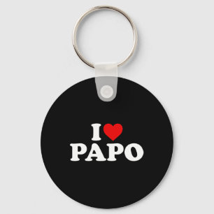 I Love Papo  Key Ring