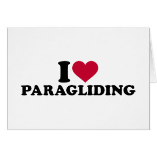I love paragliding