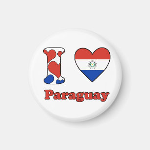 I love Paraguay Magnet
