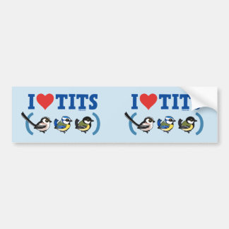 I Love Paridae EU Bumper Sticker