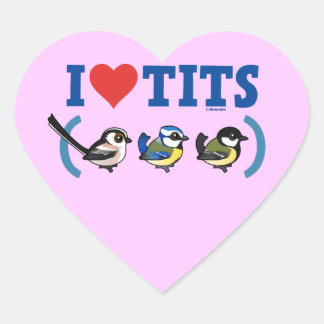 I Love Paridae EU Heart Sticker