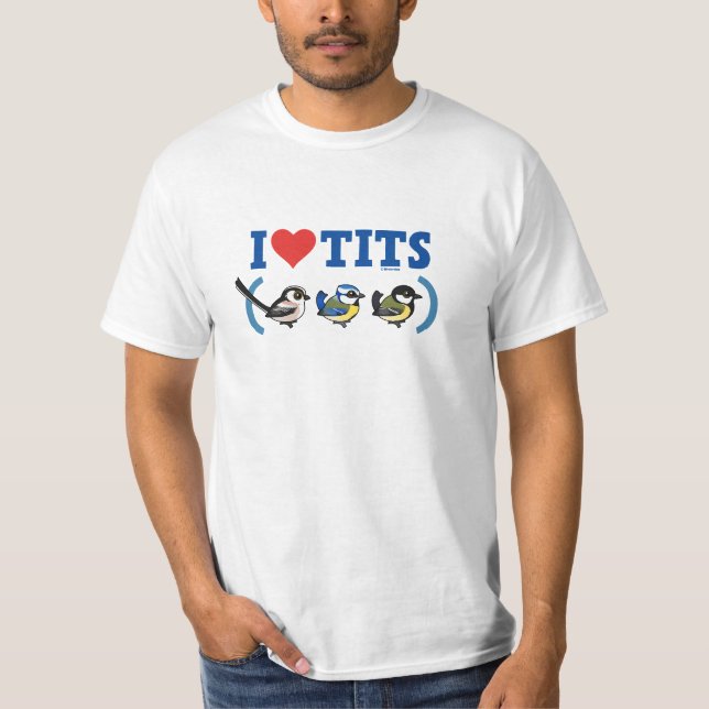 I Love Paridae EU T-Shirt (Front)