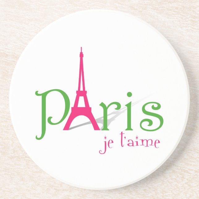 I love Paris Coaster (Front)