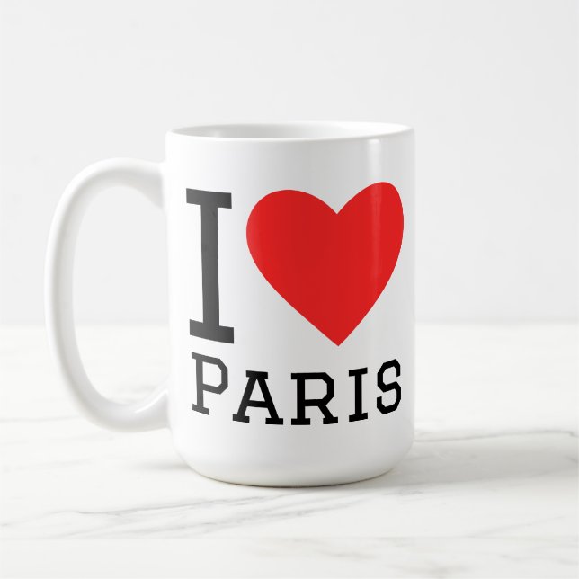 I love paris coffee mug (Left)