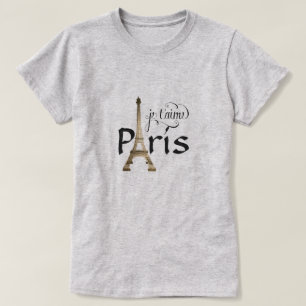 I Love  PARIS , Eifell Tower TSHIRT