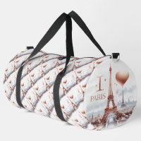 I Love Paris Eiffel Tower and Heart