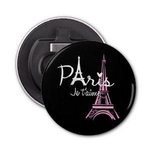 I Love Paris Eiffel Tower France French Souvenir Bottle Opener