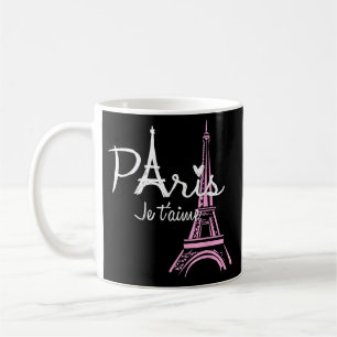 I Love Paris Eiffel Tower France French Souvenir Coffee Mug