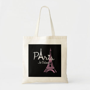 I Love Paris Eiffel Tower France French Souvenir Tote Bag