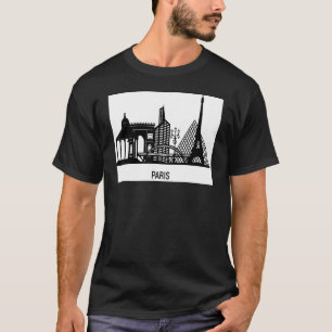 I Love Paris Eiffel Tower France T-Shirt