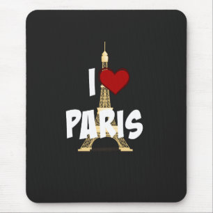 "I Love Paris," Eiffel Tower Mouse Mat