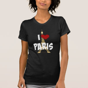 "I Love Paris," Eiffel Tower T-Shirt