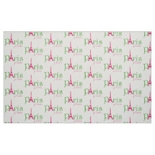 I love Paris Fabric