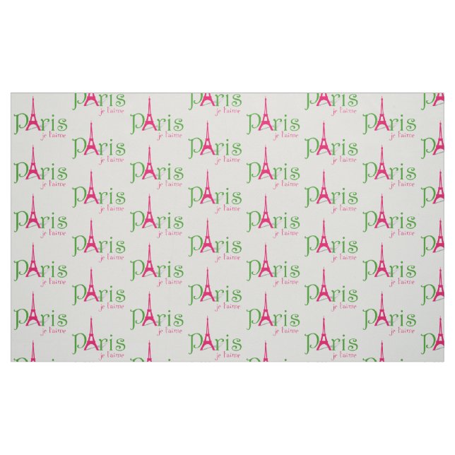 I love Paris Fabric (Fat Quarter)