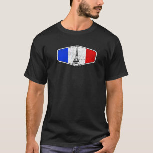 I Love Paris France Eiffel Tower Vintage French So T-Shirt