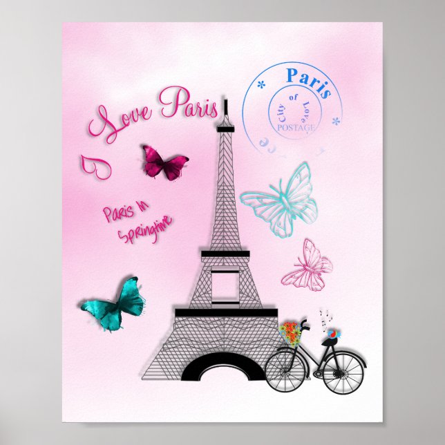 I Love Paris In Springtime Poster (Front)