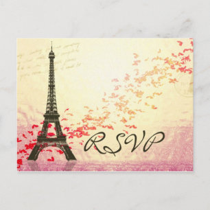 I love Paris in Springtime - RSVP Card