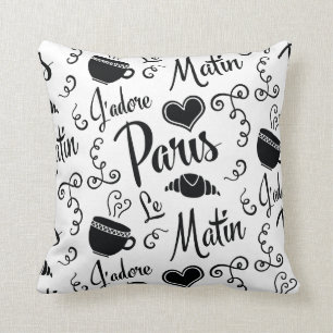 I Love Paris in the Morning Cushion