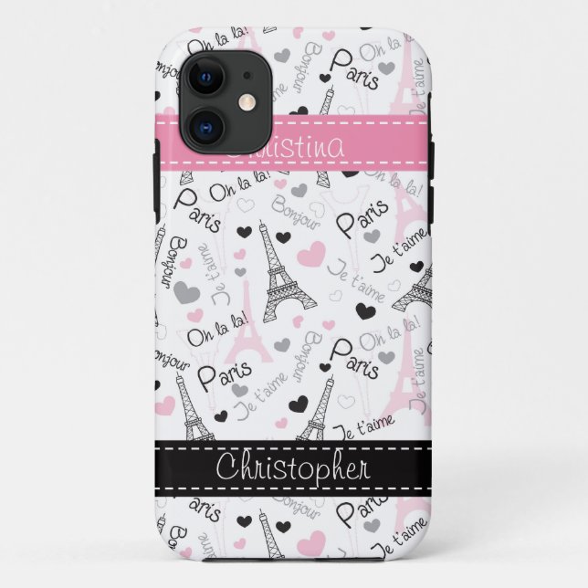 I Love Paris iPhone 5 Phone Case (Back)