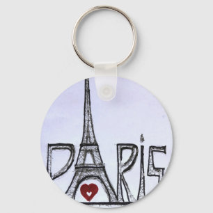 I love Paris Key Ring
