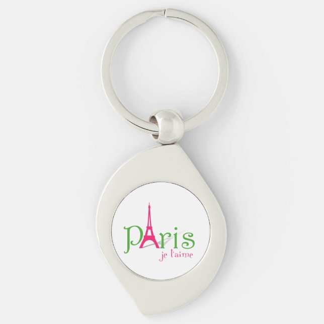 I love Paris Key Ring (Front)