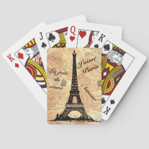 I Love Paris Playing Cards