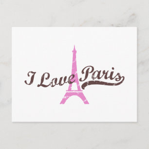 I Love Paris Postcard