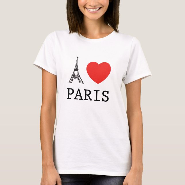 I "LOVE" PARIS T-Shirt (Front)