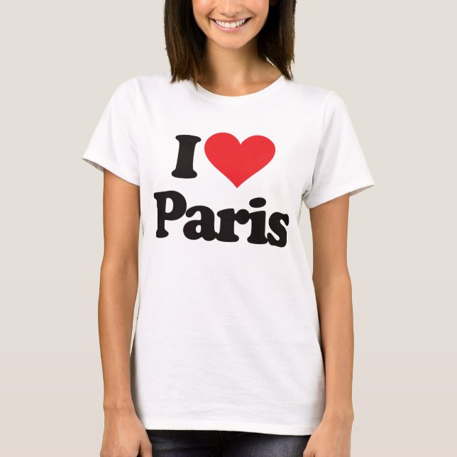 I Love Paris T-Shirt (Front)