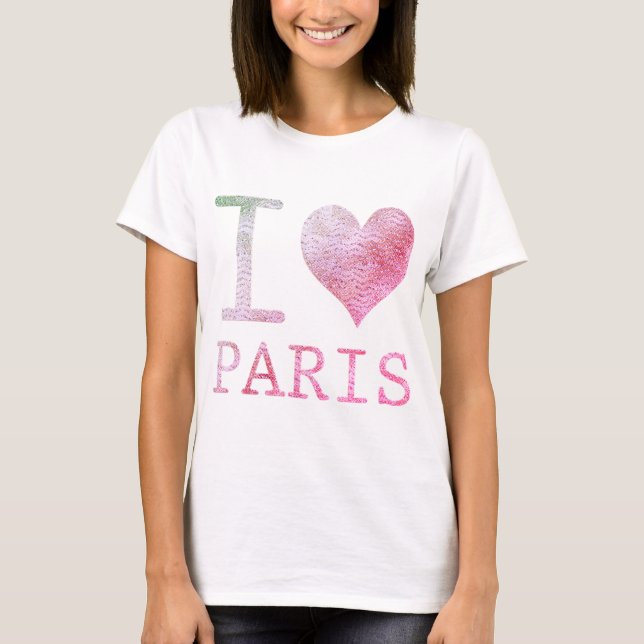 I Love Paris T shirt (Front)