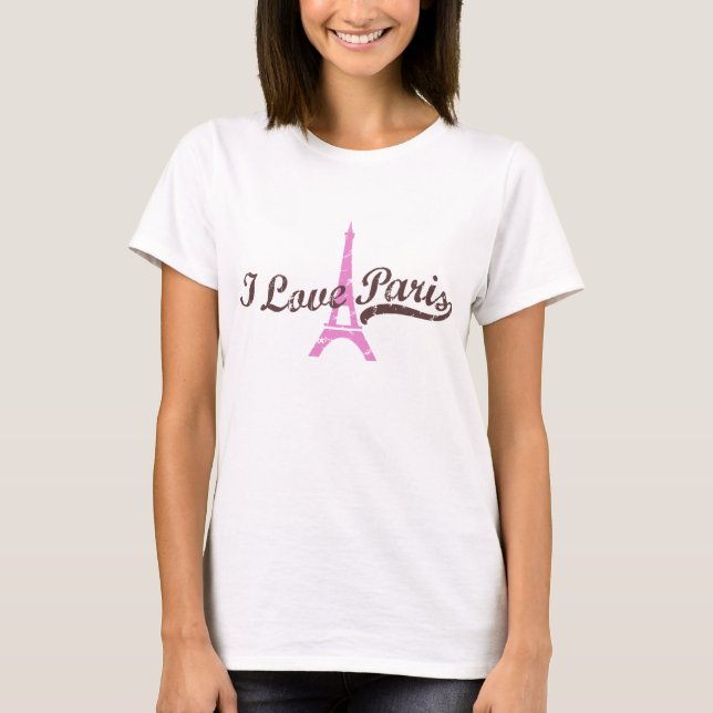 I Love Paris T-Shirt (Front)