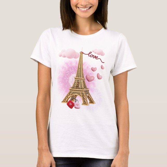 I love Paris  T-Shirt (Front)