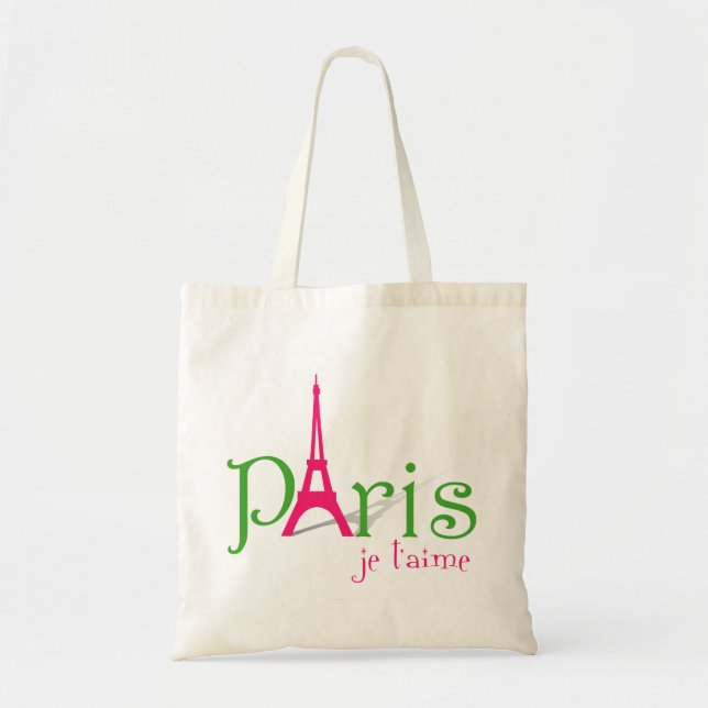 I love Paris Tote Bag (Front)