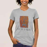 I LOVE PARIS Vintage travel T-Shirt