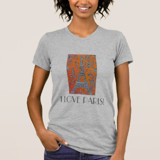I LOVE PARIS Vintage travel T-Shirt
