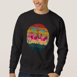 I Love Paris With Eiffel Tower Notre Dame Arc De T Sweatshirt