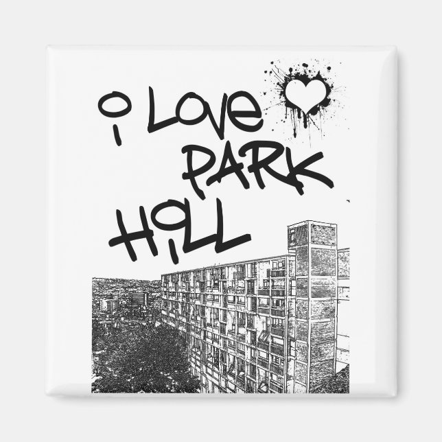 I Love Park Hill Magnet (Front)