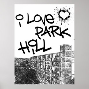 I Love Park Hill Poster