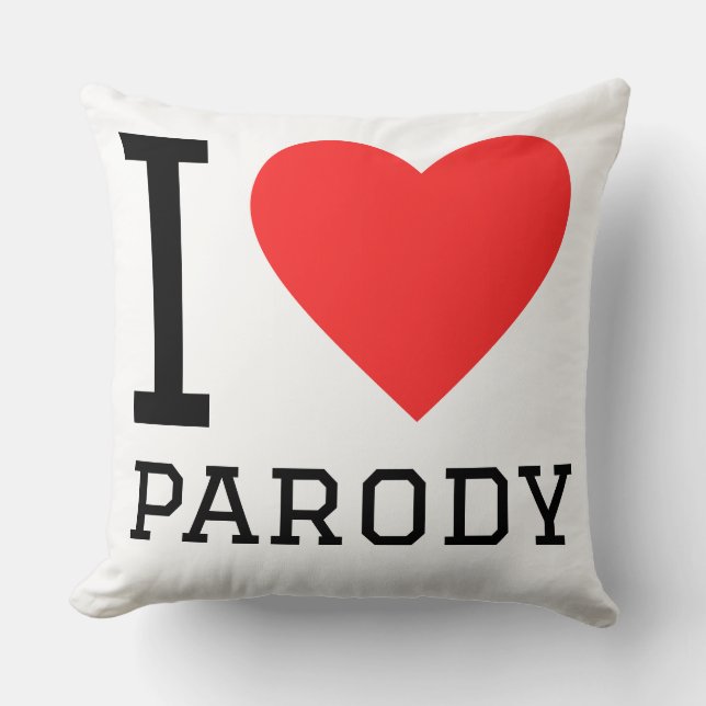 I love parody  cushion (Front)