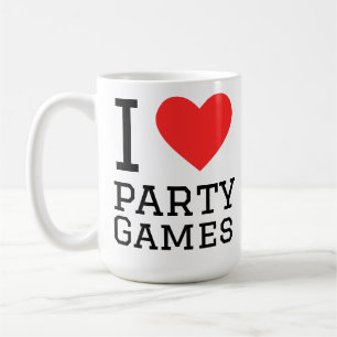 I love party games coffee mug