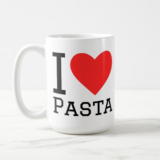 I love pasta coffee mug (Left)