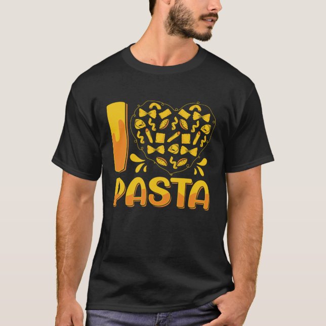 I Love Pasta  Italian Food & Pasta  Costume T-Shirt (Front)