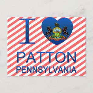 I Love Patton, PA Postcard