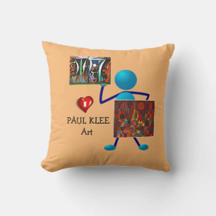 I Love Paul Klee Art, Cushion