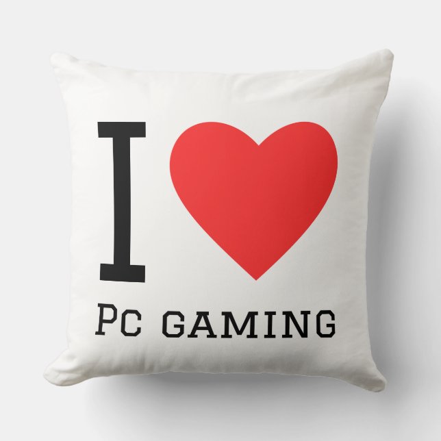 I love pc gaming cushion (Front)