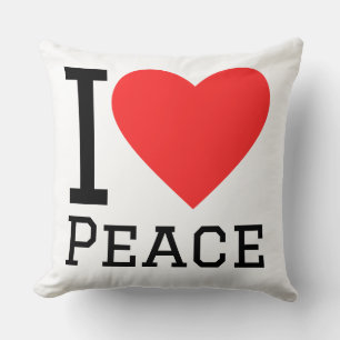 I love peace cushion